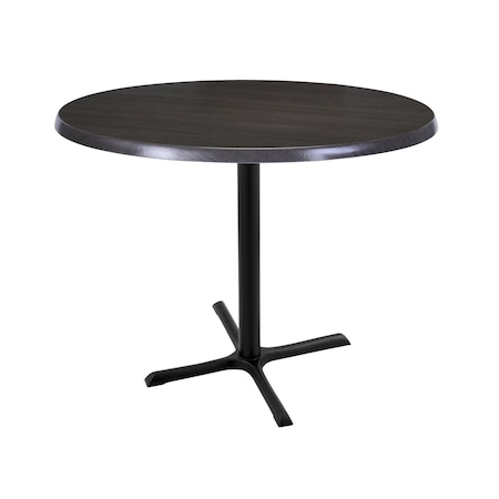 Holland Bar Stool Co 36" Tall In/Outdoor All-Season Table, 36" dia. Charcoal Top OD211-3036BWOD36RChar